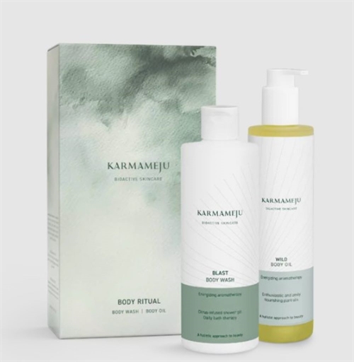 KARMAMEJU BODY RITUAL GAVEÆSKE BODYWASH & BODYOIL 